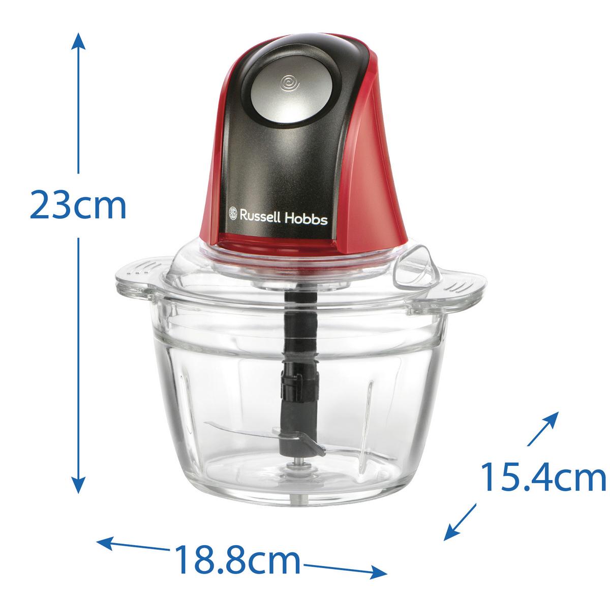 Univerzális Aprító Russell Hobbs Desire Red - piros, Modern, műanyag (23/18,8/15,4cm) - Russell Hobbs
