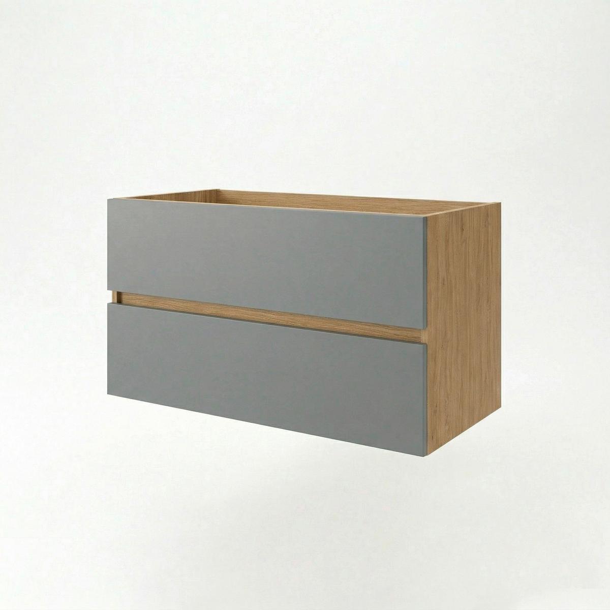 Element Ispod Umivaonika Easy - boje lave/divlji hrast, Moderno, drvni materijal (100/51/46cm)