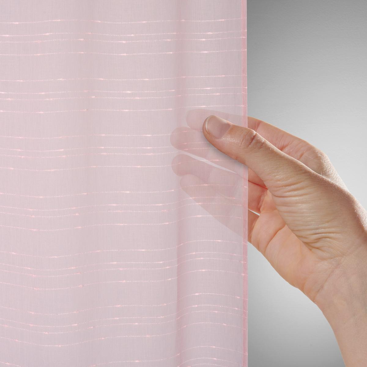 Füles Függöny Ida - rózsaszín, Konventionell, textil (135/245cm) - Based