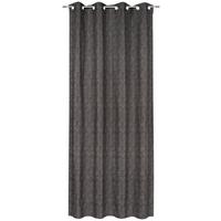 ZASŁONA NA PRZELOTKACH GENT - czarny, Design, tkanina (135/250cm) - Ambiente