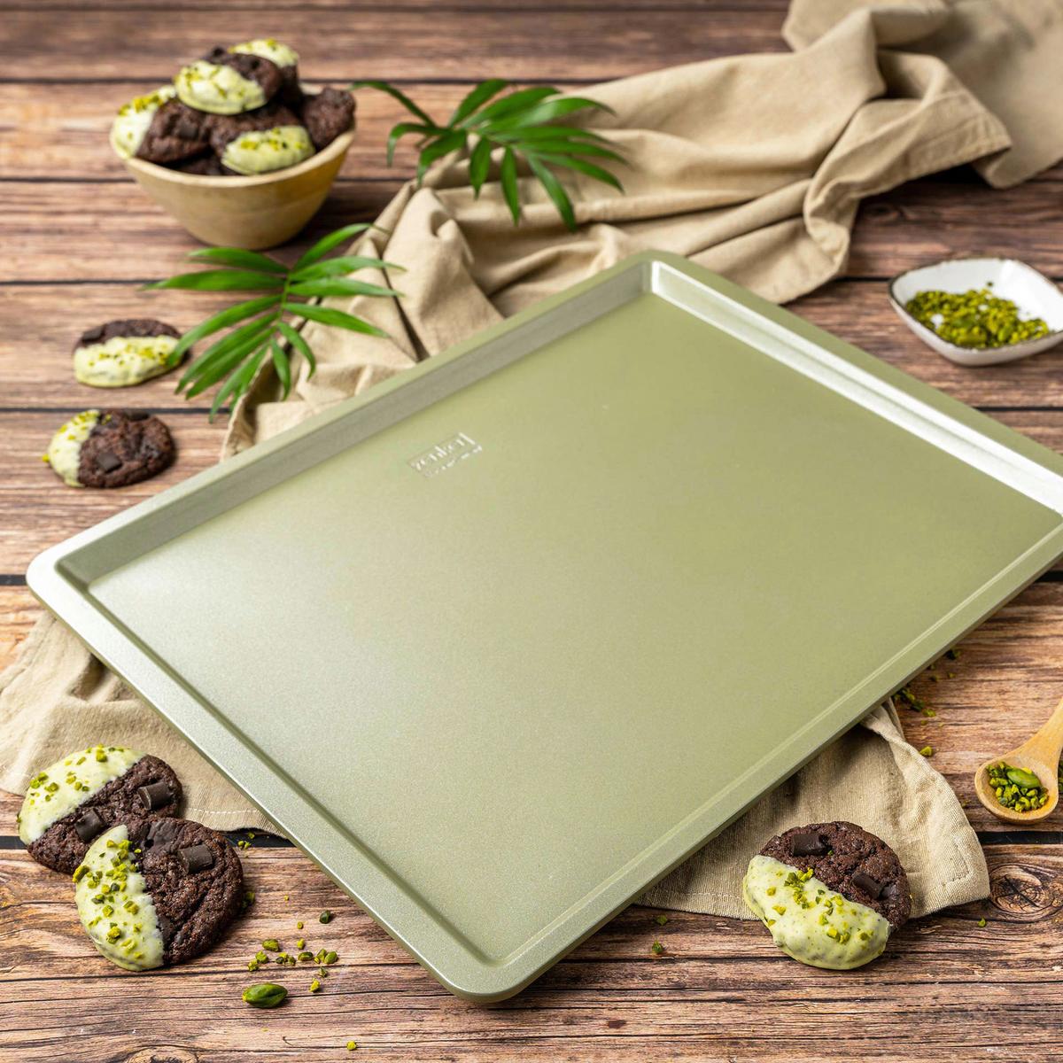 Tepsi Green Vision - zöld, fém (42cm) - Zenker