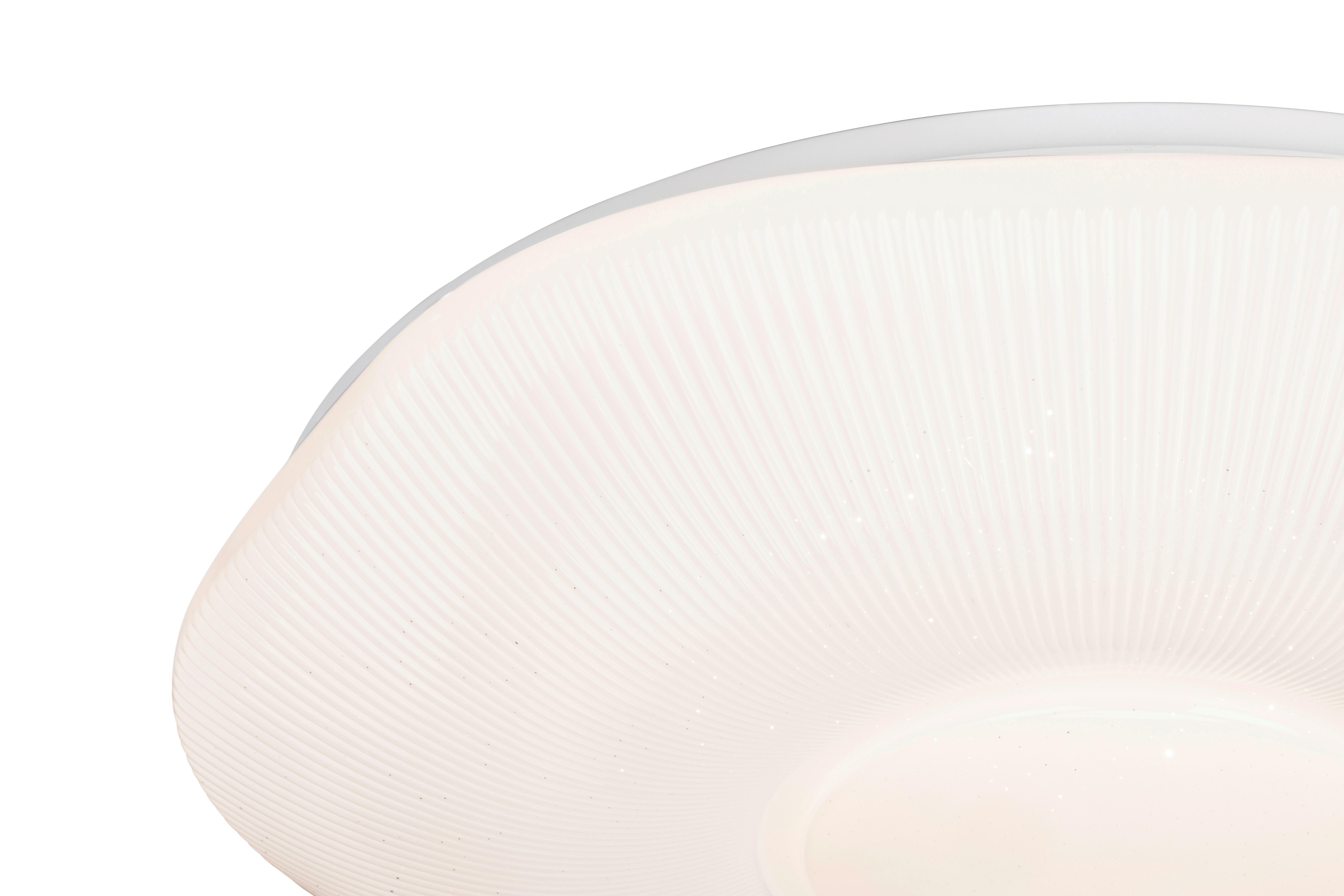 LED-TAKLAMPA AMPI - vit, Klassisk, metall/plast (48cm) - Mömax