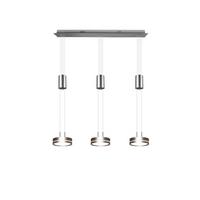 LED-Hängeleuchte Franklin Nickelfarben max. 3 x 9 Watt - Nickelfarben, Basics, Metall (85/150/14cm) - Trio Leuchten