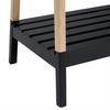 KLÄDSTÄLLNING TADEO II -SB- - svart/naturfärgad, Natur, trämaterial/trä (100/170/46cm) - Mömax
