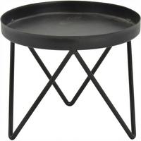 Kerzenhalter Leni in Schwarz Ø ca. 12cm - Schwarz, Metall (12/10cm) - Mömax