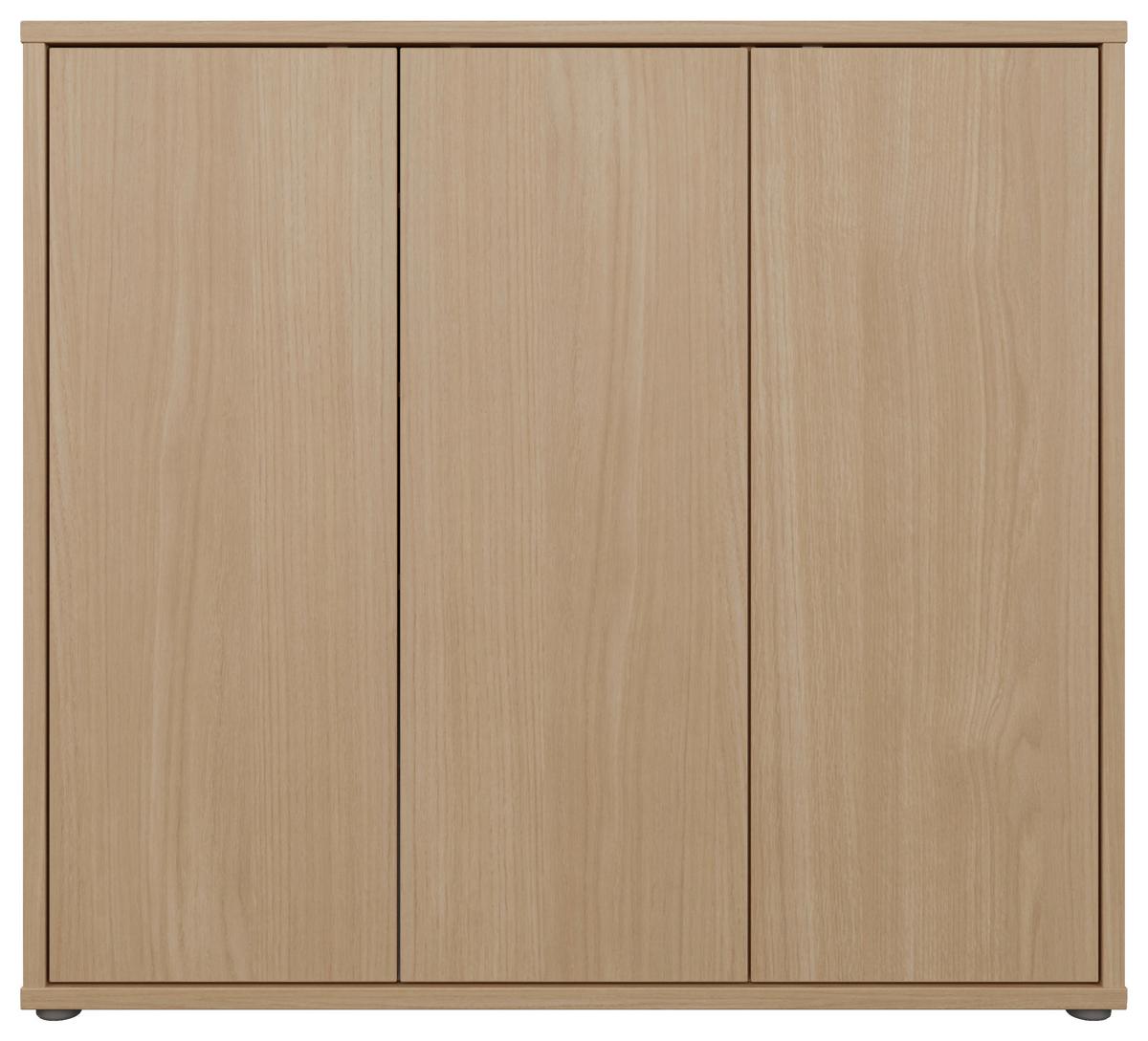 Omara Za Čevlje Alice, Barva Hrasta - siva/barve hrasta, Moderno, umetna masa/leseni material (109,2/99,1/34,9cm) - Carryhome