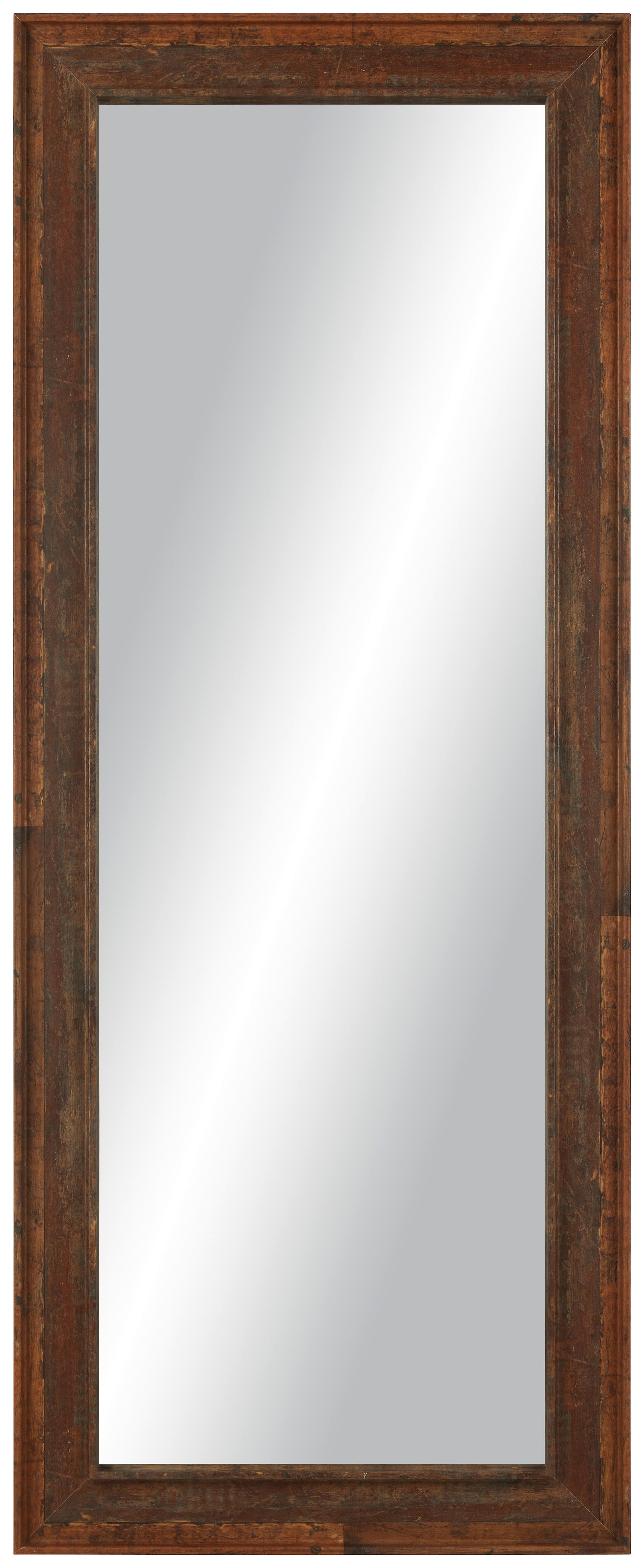 Wandspiegel in Rotbraun - Rotbraun, MODERN, Glas/Holzwerkstoff (74/184cm) - Modern Living