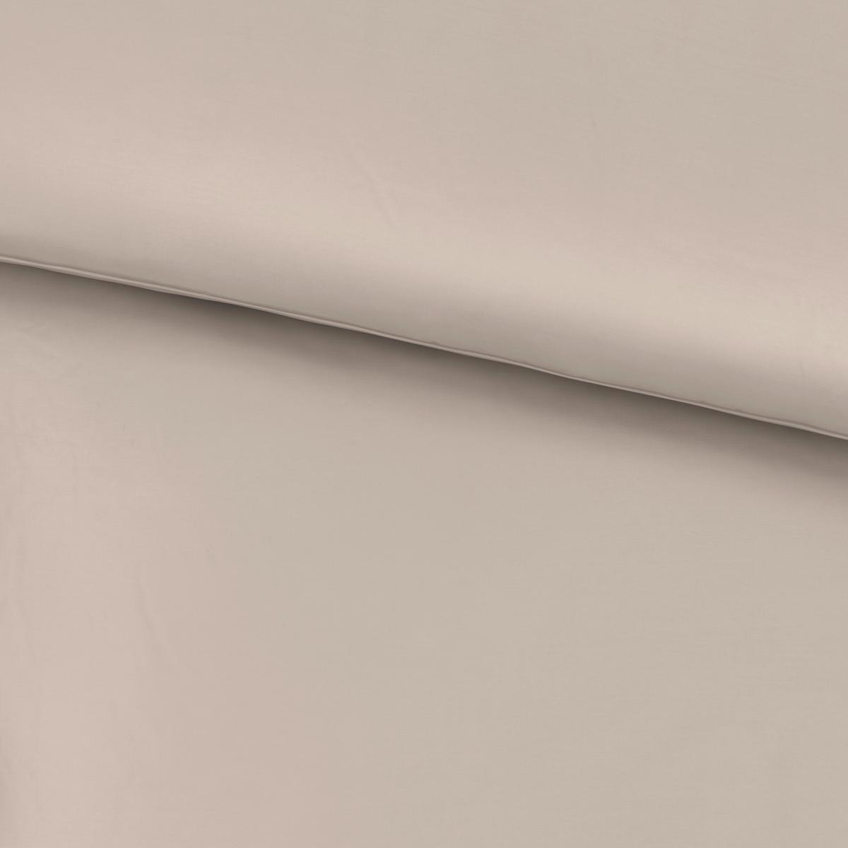 Bettwäsche Bio-Eva in Taupe ca. 140x200cm - Taupe, MODERN, Textil (140/200cm) - ecoTree