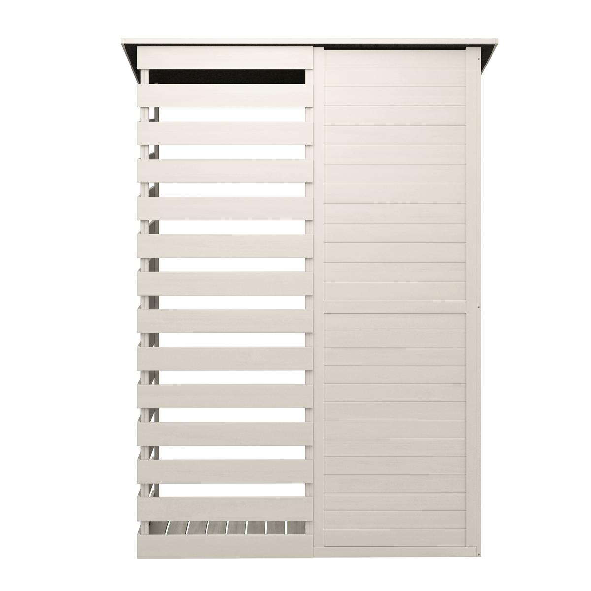 Kućica Za Alat Vera - bijela, Moderno, drvo (130/55/180cm) - Bessagi Garden