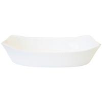 Sütőtál Delphine - fehér, Konventionell, Üveg (34/25cm)