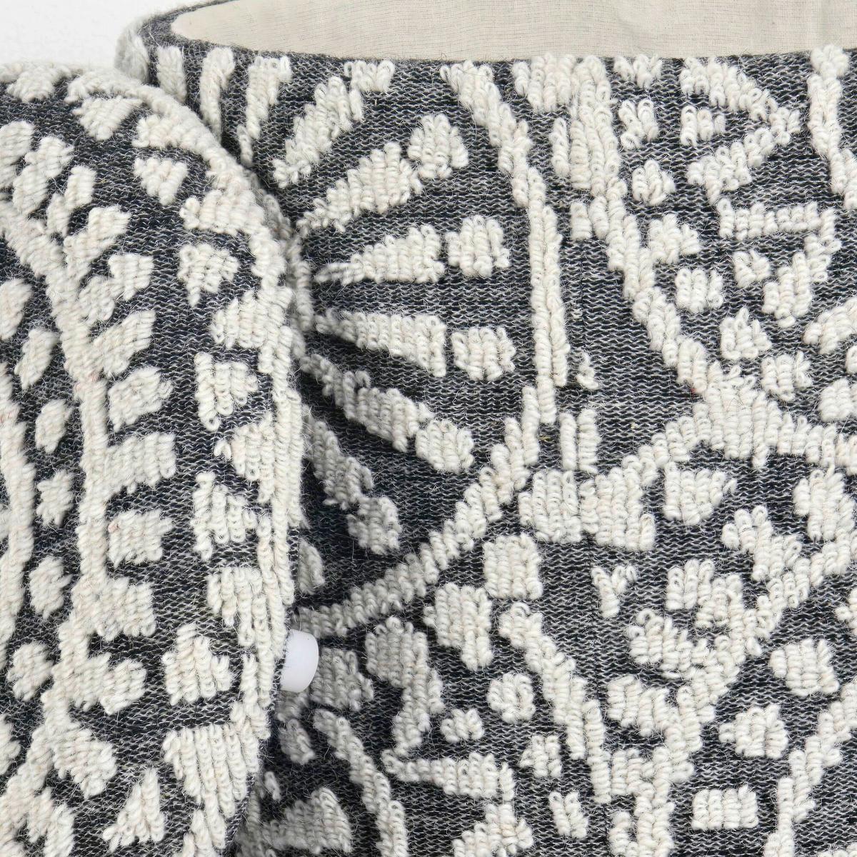 HOCKER SITZHOCKER WOLLE - Grau, Design, Textil (40/45/40cm) - MID.YOU