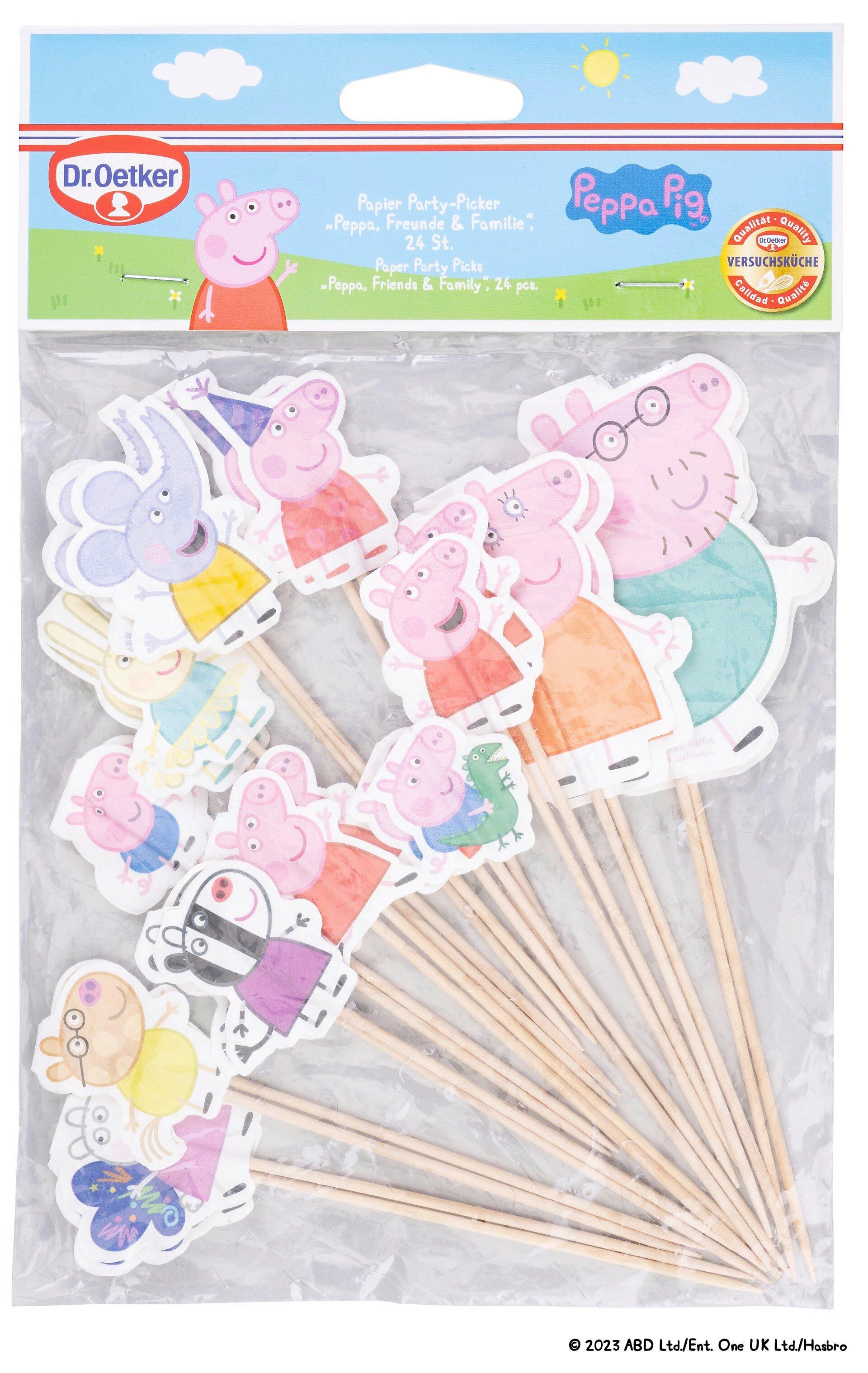 Party Nabodalca, 24 V Setu, Pujsa Pepa - Trend (1/16/26cm) - Dr.Oetker