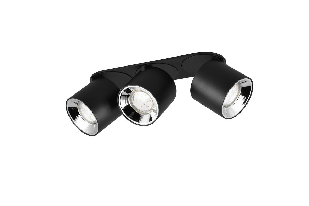 Strahler Guayana Schwarz max. 10 Watt - Schwarz, Basics, Metall (27,3/12,0/8,7cm) - Trio Leuchten