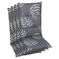 Sesselauflagenset Anthrazit, 4-teilig - Anthrazit, Basics, Textil (50/7/120cm)