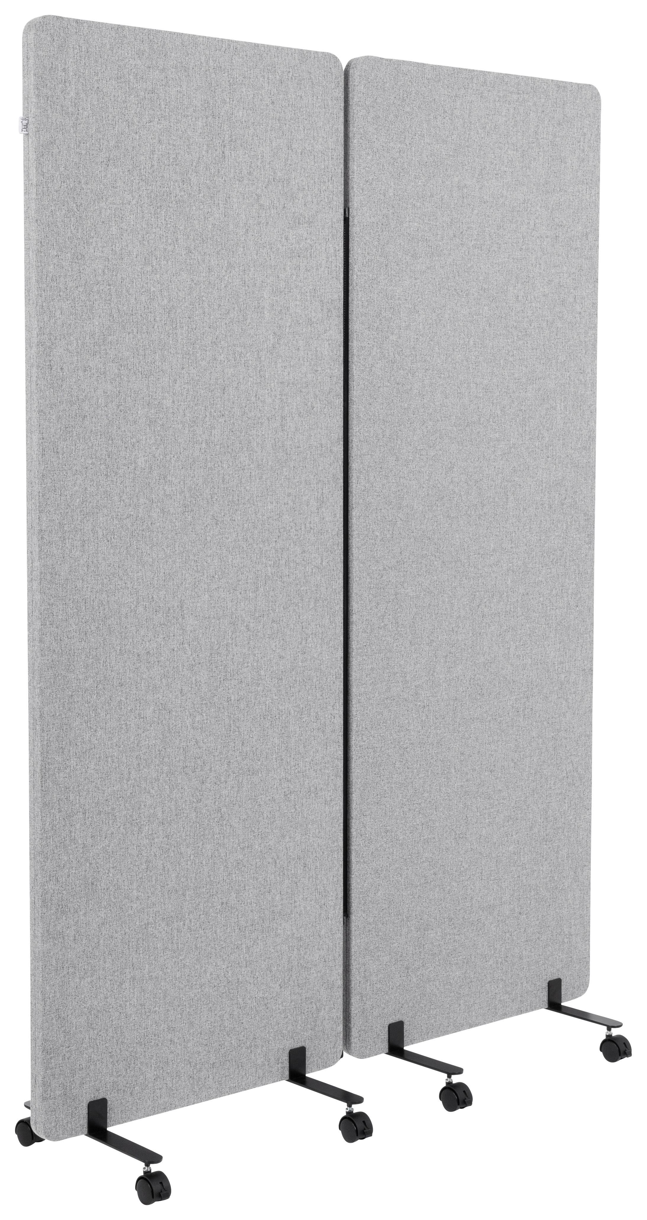 Pregradna Stena Flexmiut, Svetlo Siva - svetlo siva, Basics, kovina/umetna masa (60/177/35cm) - MID.YOU