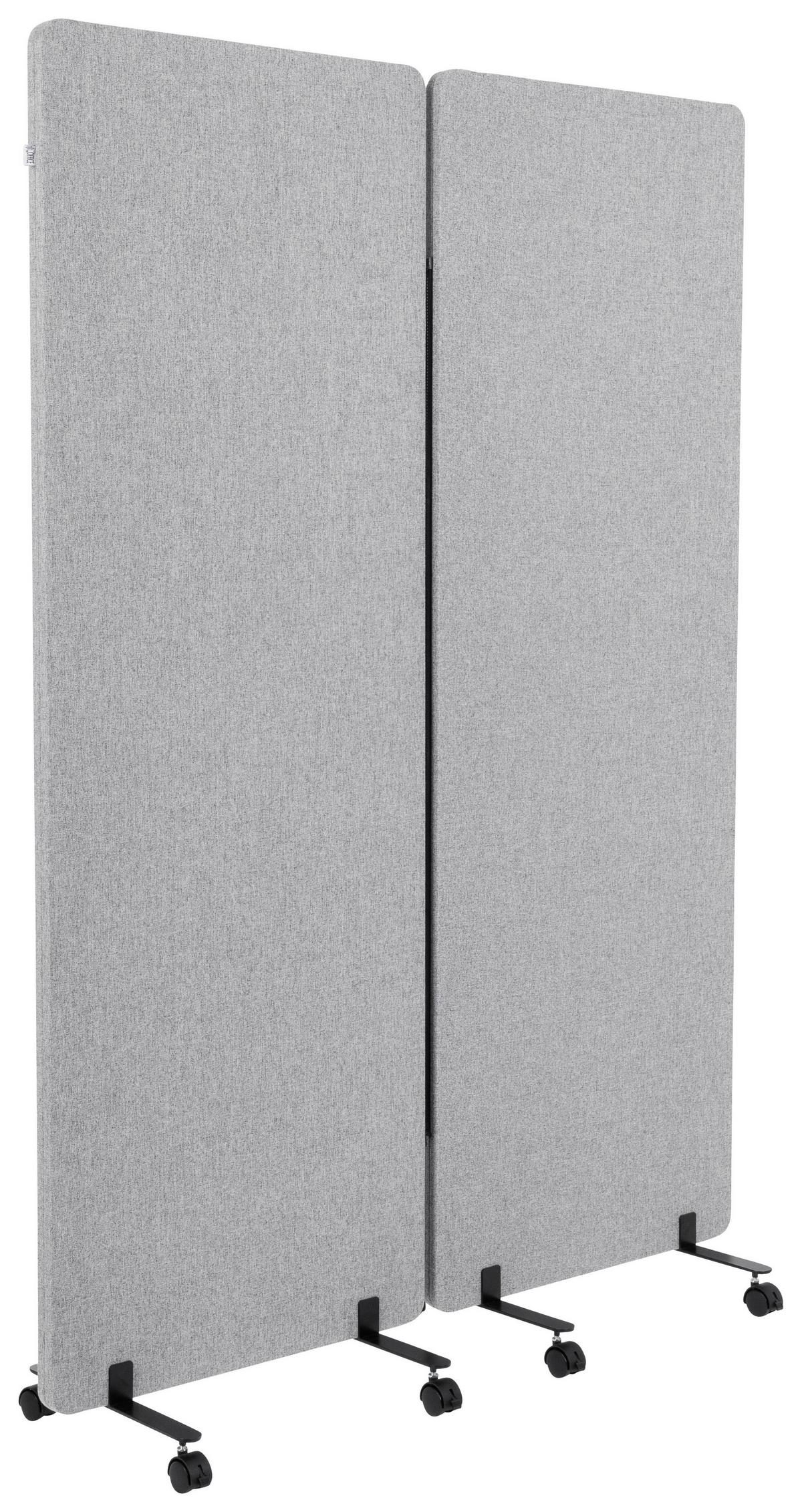 Pregradna Stena Flexmiut, Svetlo Siva - svetlo siva, Basics, kovina/umetna masa (60/177/35cm) - MID.YOU