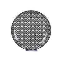 Dessertteller Shiva Schwarz/Weiß - Schwarz/Weiß, LIFESTYLE, Keramik (20,4/2,5cm) - Mömax