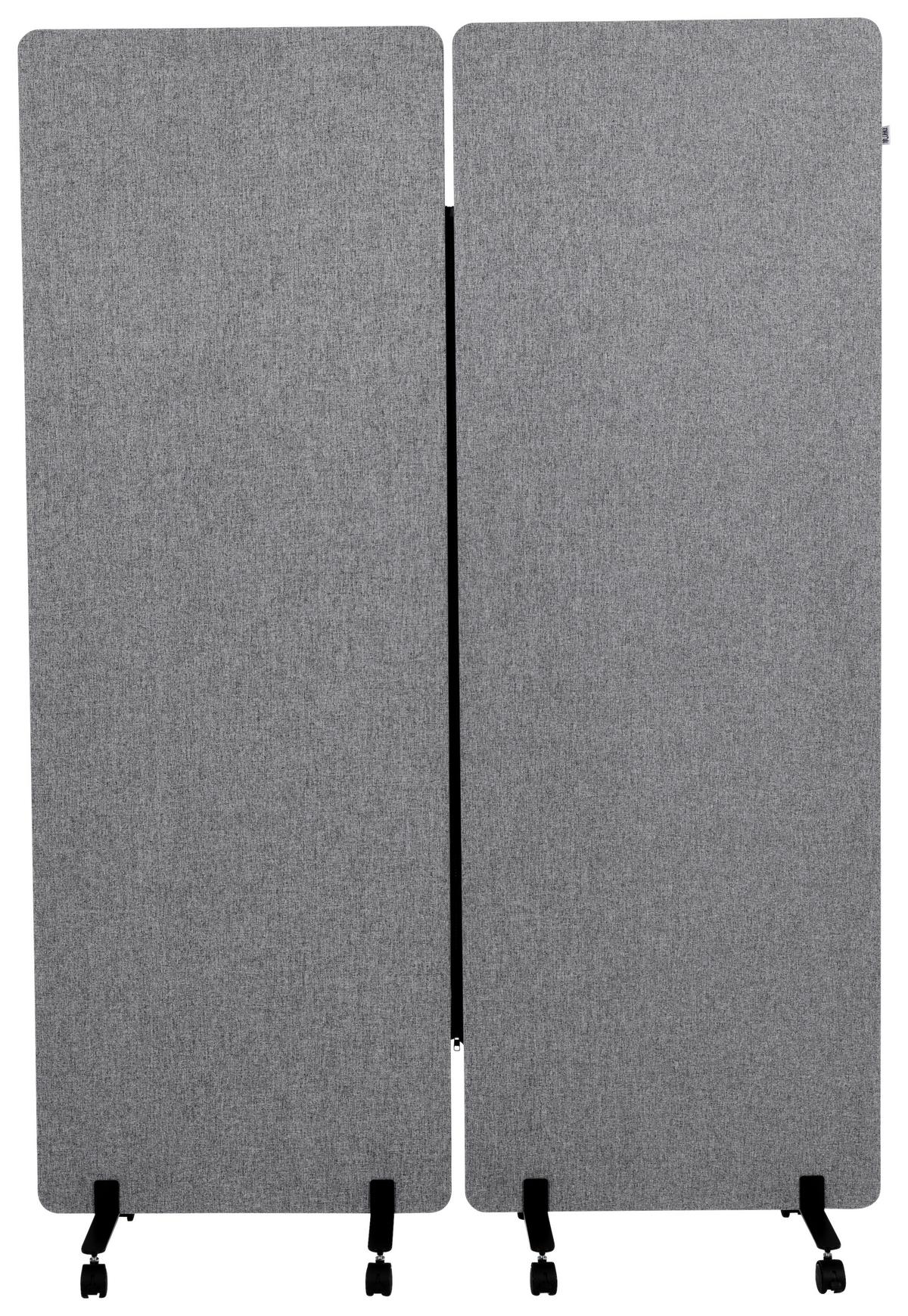 Pregradna Stena Flexmiut, Temno Siva - temno siva, Basics, kovina/umetna masa (60/177/35cm) - MID.YOU