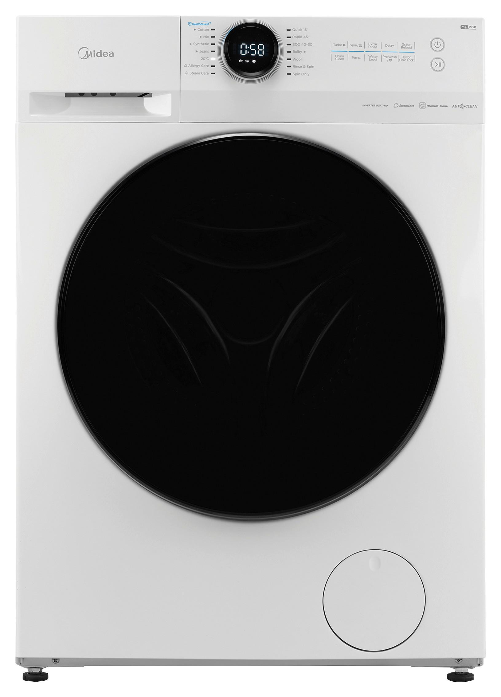 Mosógép Mf200w90wb/w-Hr - fekete/fehér, Basics (59,5/85/54cm) - Midea