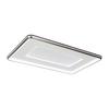 LED-TAKLAMPA BIG - vit/mörkgrå, Modern, metall/plast (108/68/7,5cm) - Premium Living