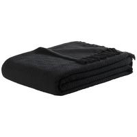 Ágytakaró Frieda Kb. 130/180cm - fekete, Lifestyle, textil (130/180cm) - Modern Living