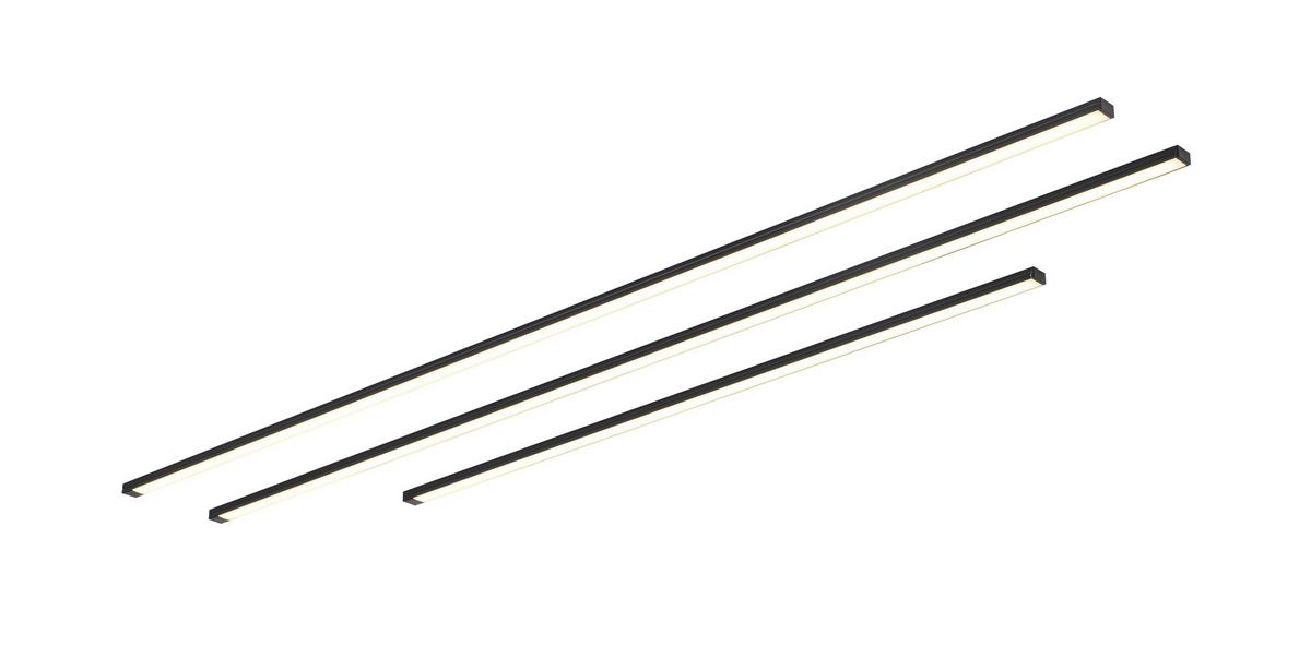 LED-Leuchtkasten Numik Schwarz max. 22 Watt - Schwarz, MODERN, Kunststoff (50/75/1,3/0,7cm) - Mömax