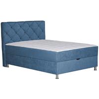 Box Krevet Black Diamond - boje kroma/plava, Design, tekstil/plastika (120/200cm) - Modern Living