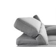 Wohnlandschaft Grau/Schwarz - Schwarz/Grau, KONVENTIONELL, Kunststoff/Textil (262/170cm)