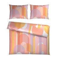 Posteljnina Maiko Xxl - roza/pastelno modra, Trendi, tekstil (200/200cm) - Mömax