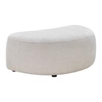 Hocker Leonas in Beige - Beige/Schwarz, MODERN, Kunststoff/Textil (102/42/66cm) - Premium Living