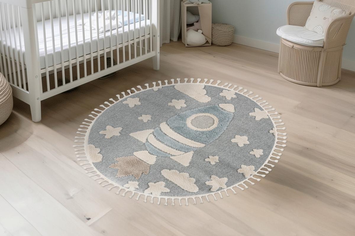 Covor pentru copii My Fano391Spac, D: cca. 133cm - multicolor, Design, textil (133cm) - Obsession