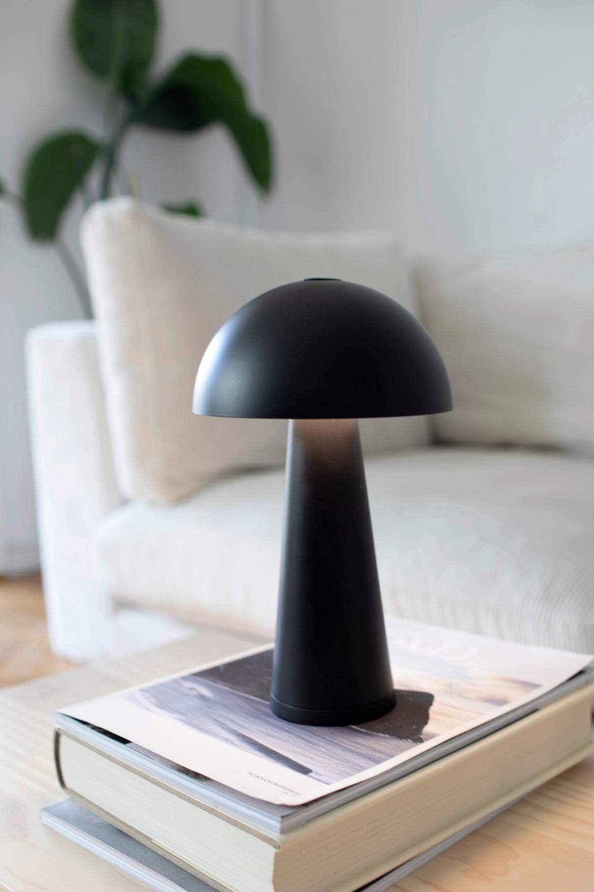 LED-Tischleuchte Fungi max. 1,5 Watt dimmbar - Schwarz, Basics (16/16/26,5cm) - Markslöjd