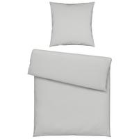 Bettwäsche Stone Washed Uni ca. 135x200cm - Hellgrau, ROMANTIK / LANDHAUS, Textil (135/200cm) - Modern Living