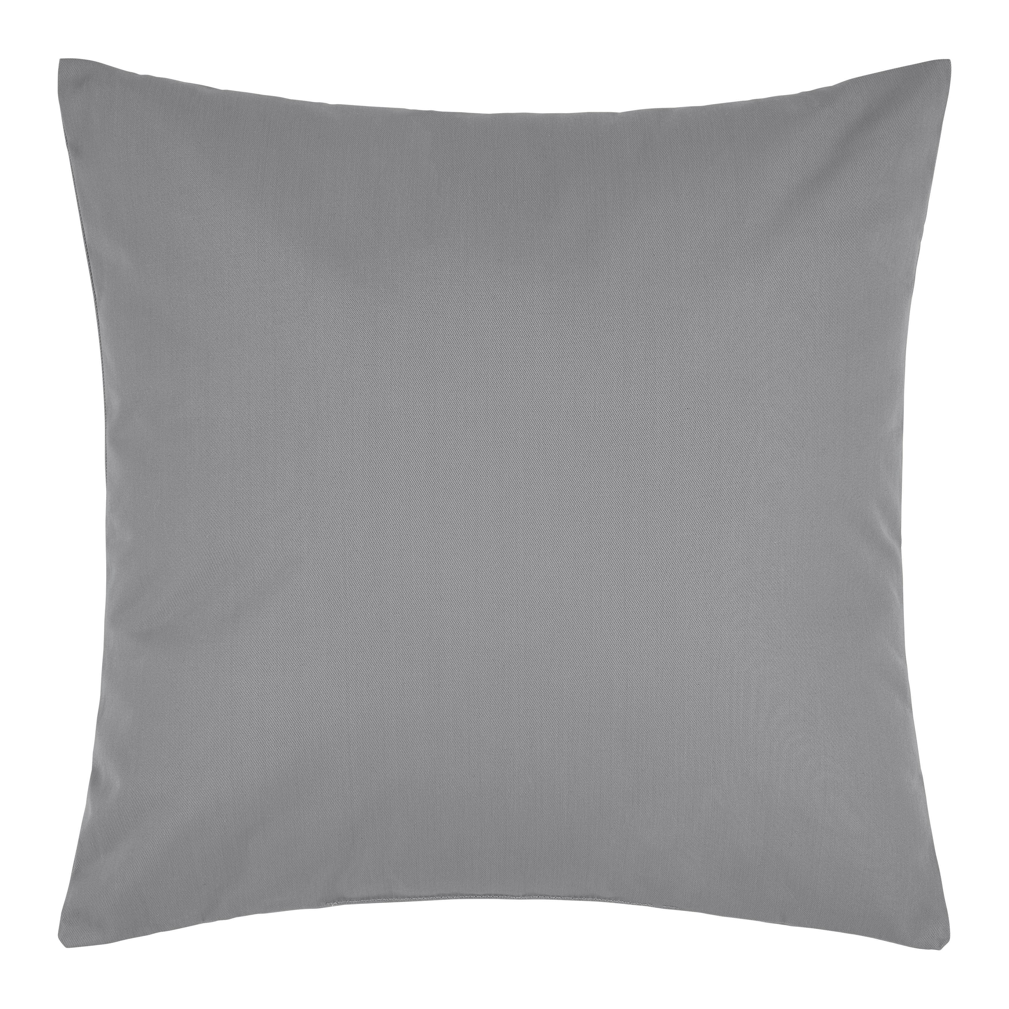 KUSSENS VOOR BUITEN AMORE - Grijs, Textiel (45/45cm) - Mömax