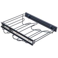 Schuhablage "UNIT" aus Metall in Anthrazit - Anthrazit, MODERN, Metall (37/14/46,2cm) - Based