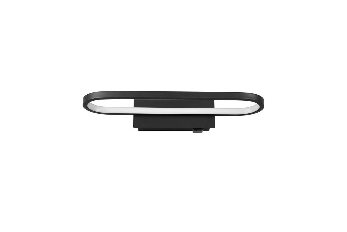 LED-Wandleuchte Gianni in Schwarz max. 17 Watt - Schwarz, Basics, Metall (40/14,8/7,5cm) - Trio Leuchten
