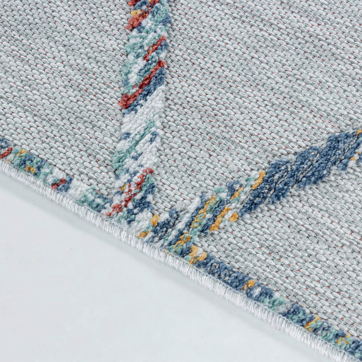 Flachwebeteppich Bahama Multicolor ca. 140x200cm - Multicolor, Design, Textil (140/200cm) - Novel