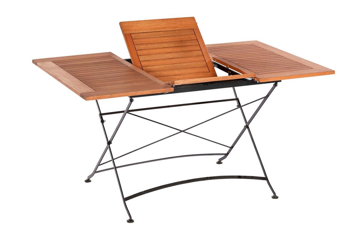 Vrtna Garnitura Eucalyptus, 5-Delna - črna/naravne barve, Konvencionalno, kovina/les - Gardenson