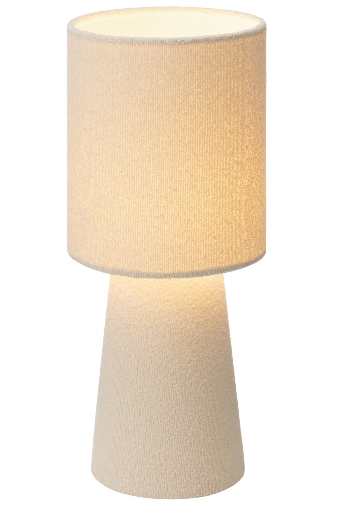 Svjetiljka Stolna Wite - bijela, Moderno, metal/tekstil (15/38cm) - Mömax