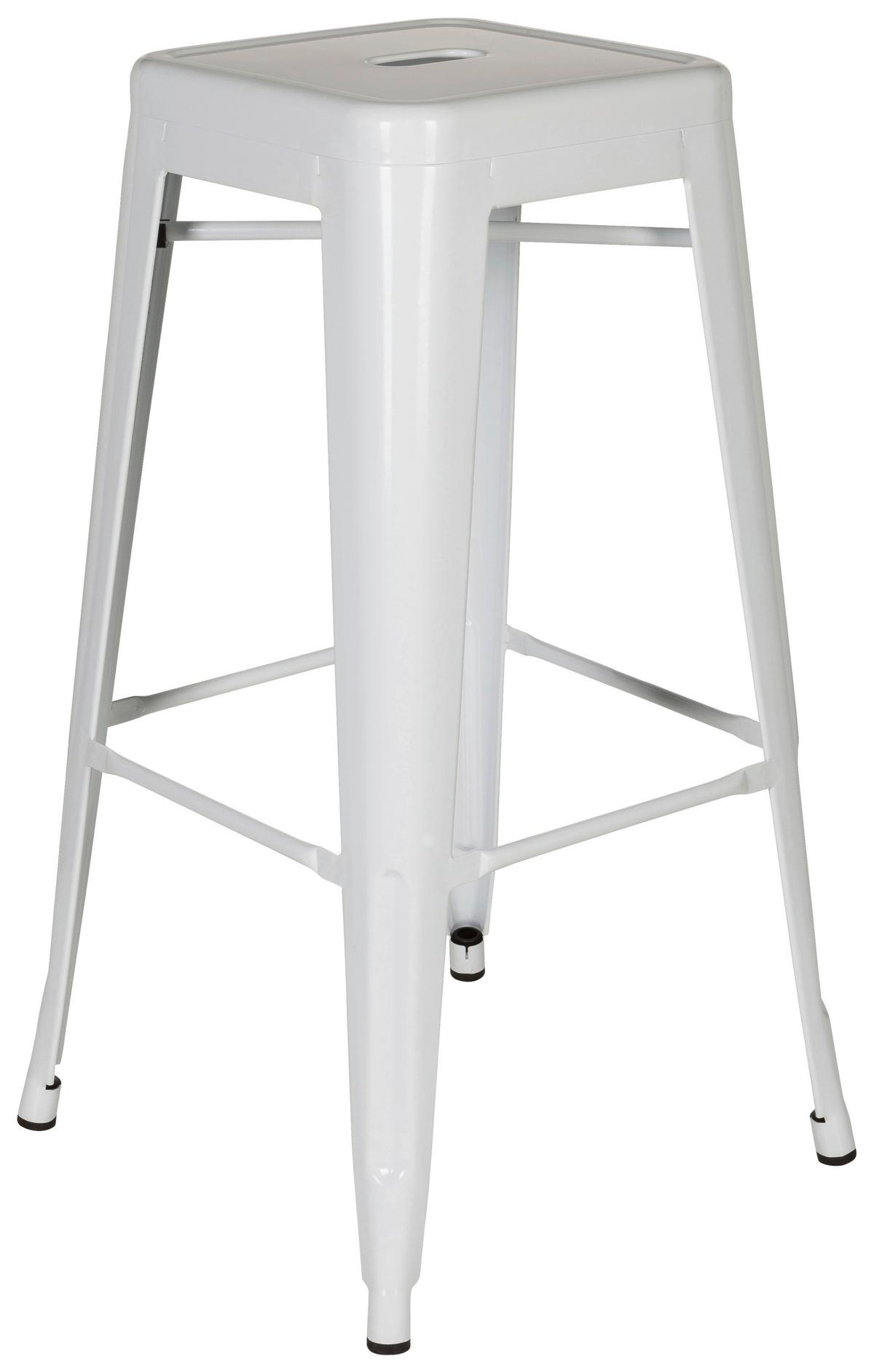 Barski Stol Vantaggio High, Rdeča - bela, Basics, kovina (44/77/44cm) - MID.YOU