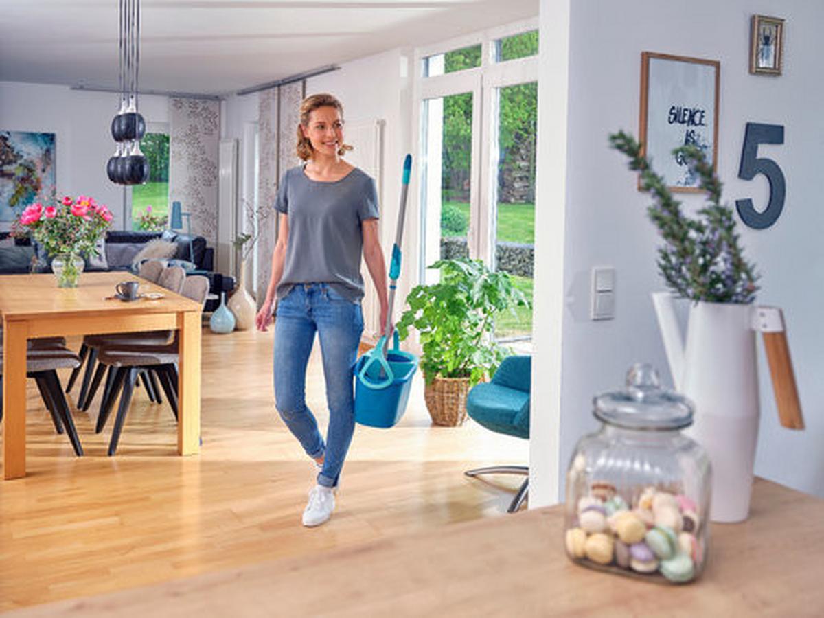 ZESTAW DO CZYSZCZENIA PODŁÓG 52101 - Basics (109-140cm) - Leifheit
