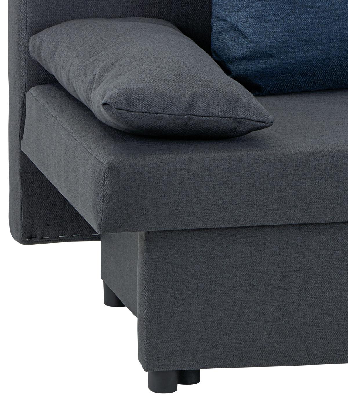 Canapea extensibilă Neo - albastru/gri închis, Basics, plastic/carton (192/82cm) - Best Price