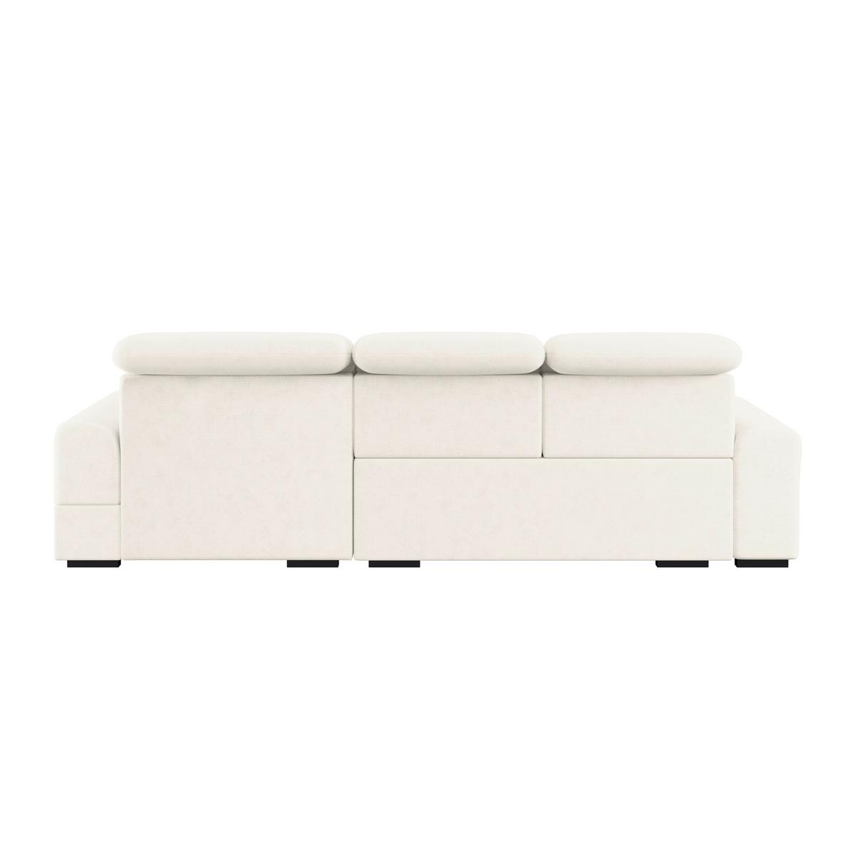 Kutna Garnitura Malaga - crna/boje bjelokosti, Konvencionalno, tekstil/drvo (286/203cm) - Ondega