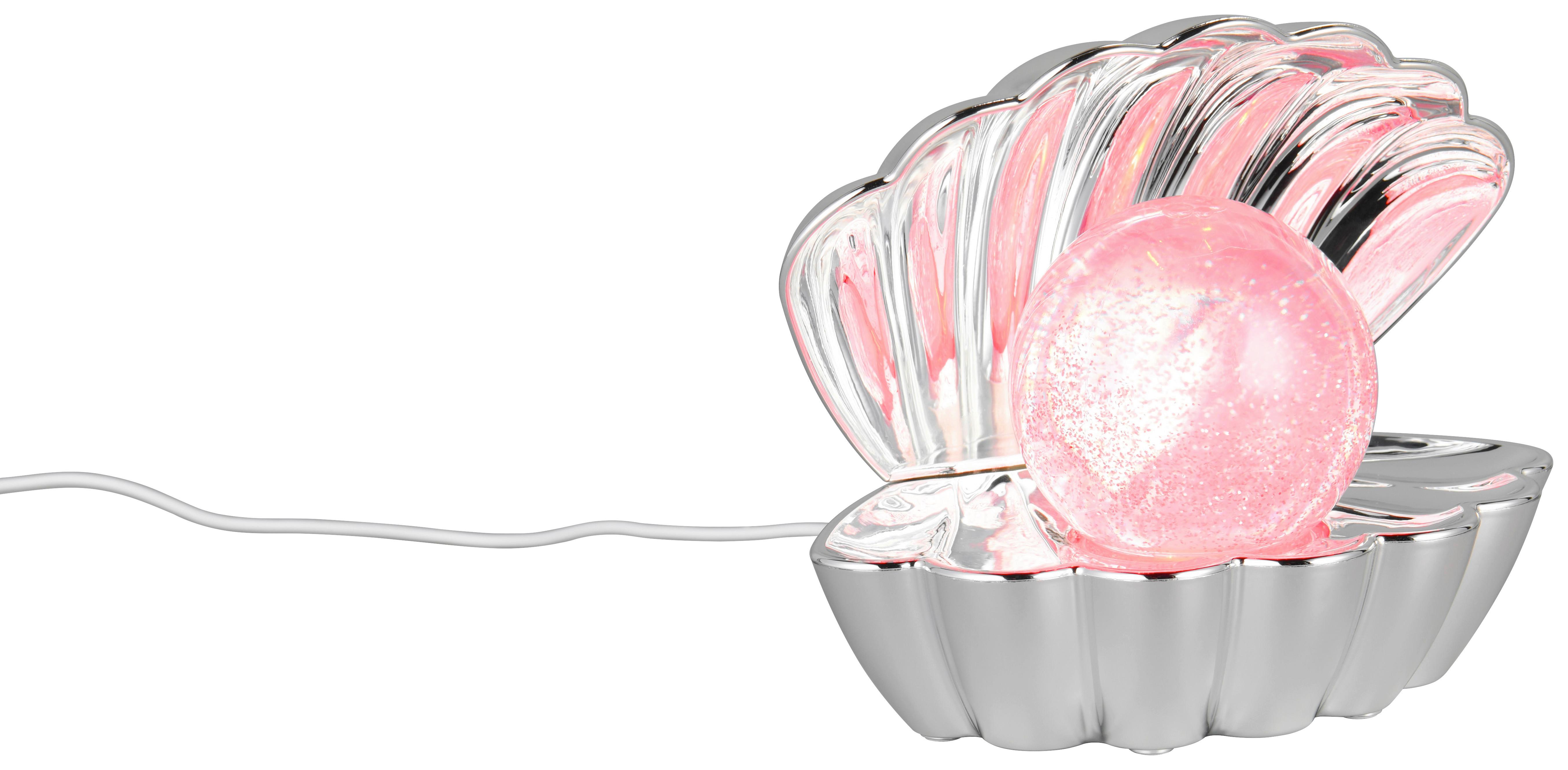 LED-DEKORATIONSLAMPA ALFRED - kromfärg, Modern, plast (17,5/12,5/14,5cm) - Mömax