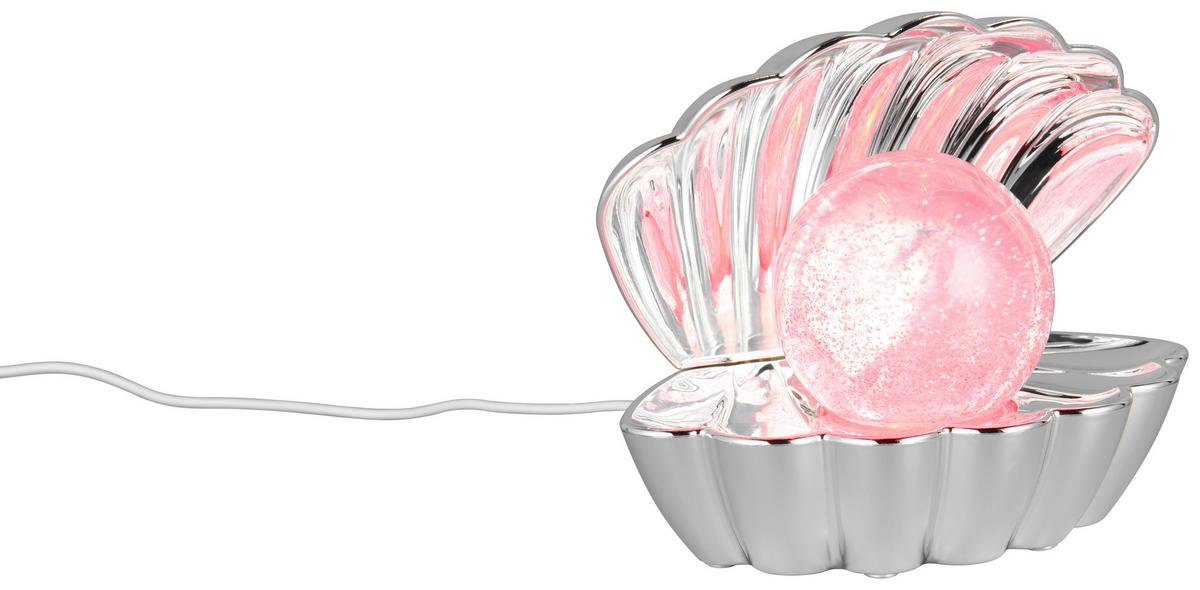 LED-Dekoleuchte Alfred Chromfarben max. 0,8 Watt - Chromfarben, Modern, Kunststoff (17,5/12,5/14,5cm) - Mömax