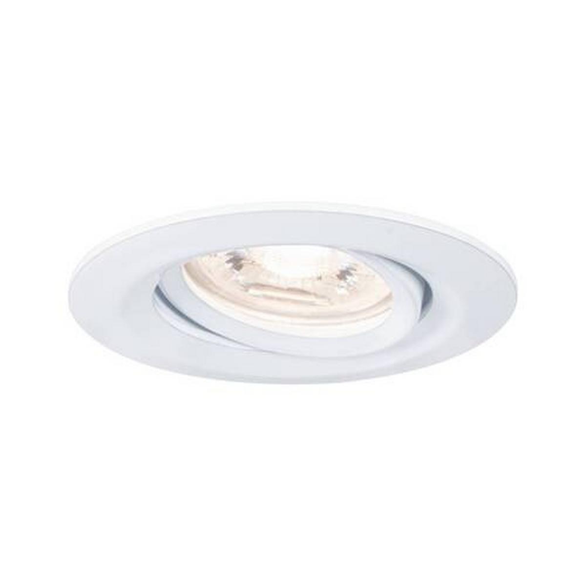 Deckenleuchte Nova mini in Weiß/Alufarben max. 4,2 W - Design (6,6cm) - Paulmann