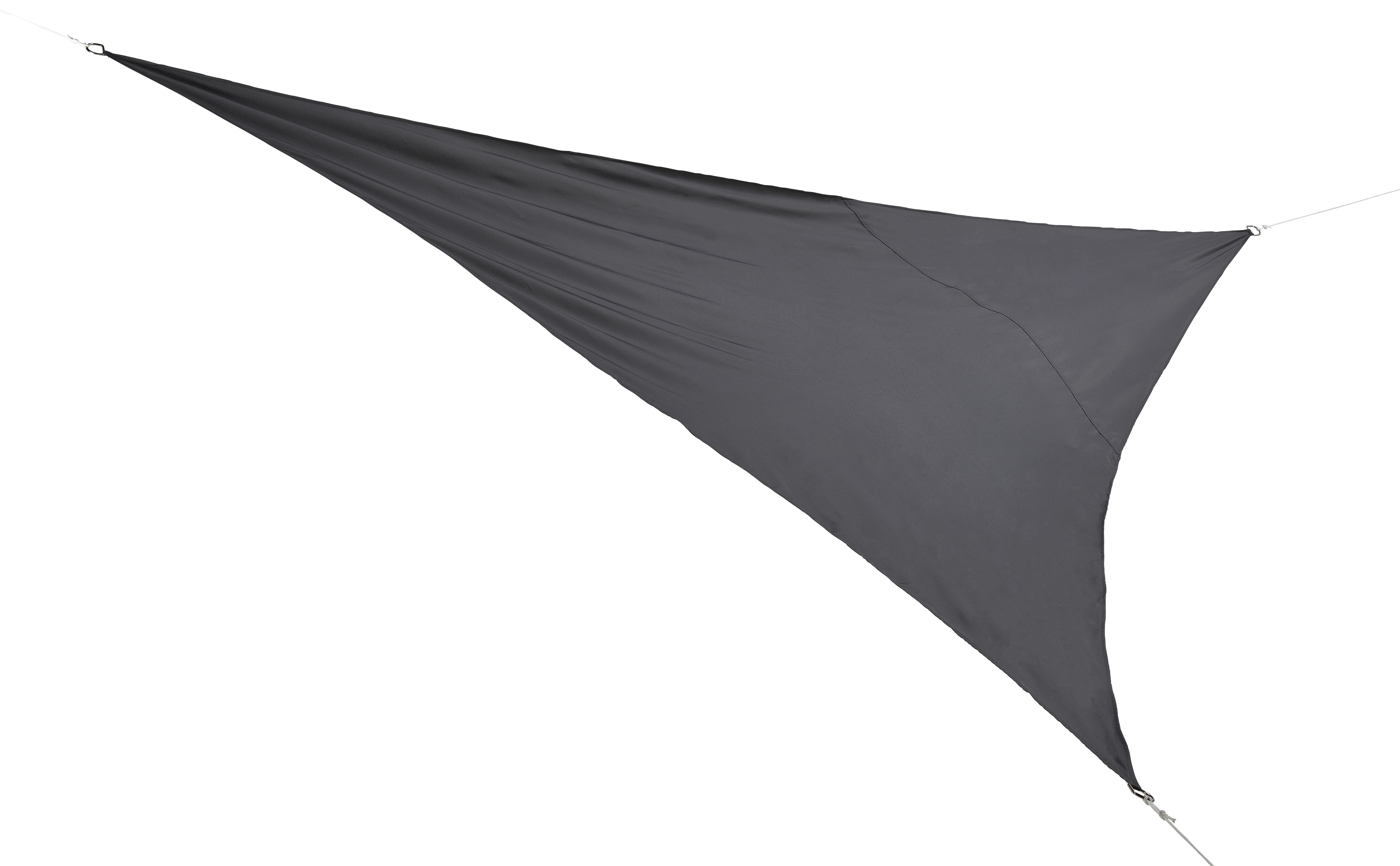 Sonnenblende Tim 2 Dunkelgrau ca. 500x500x500cm - Dunkelgrau, MODERN, Textil/Metall (500/500/500cm) - Mömax