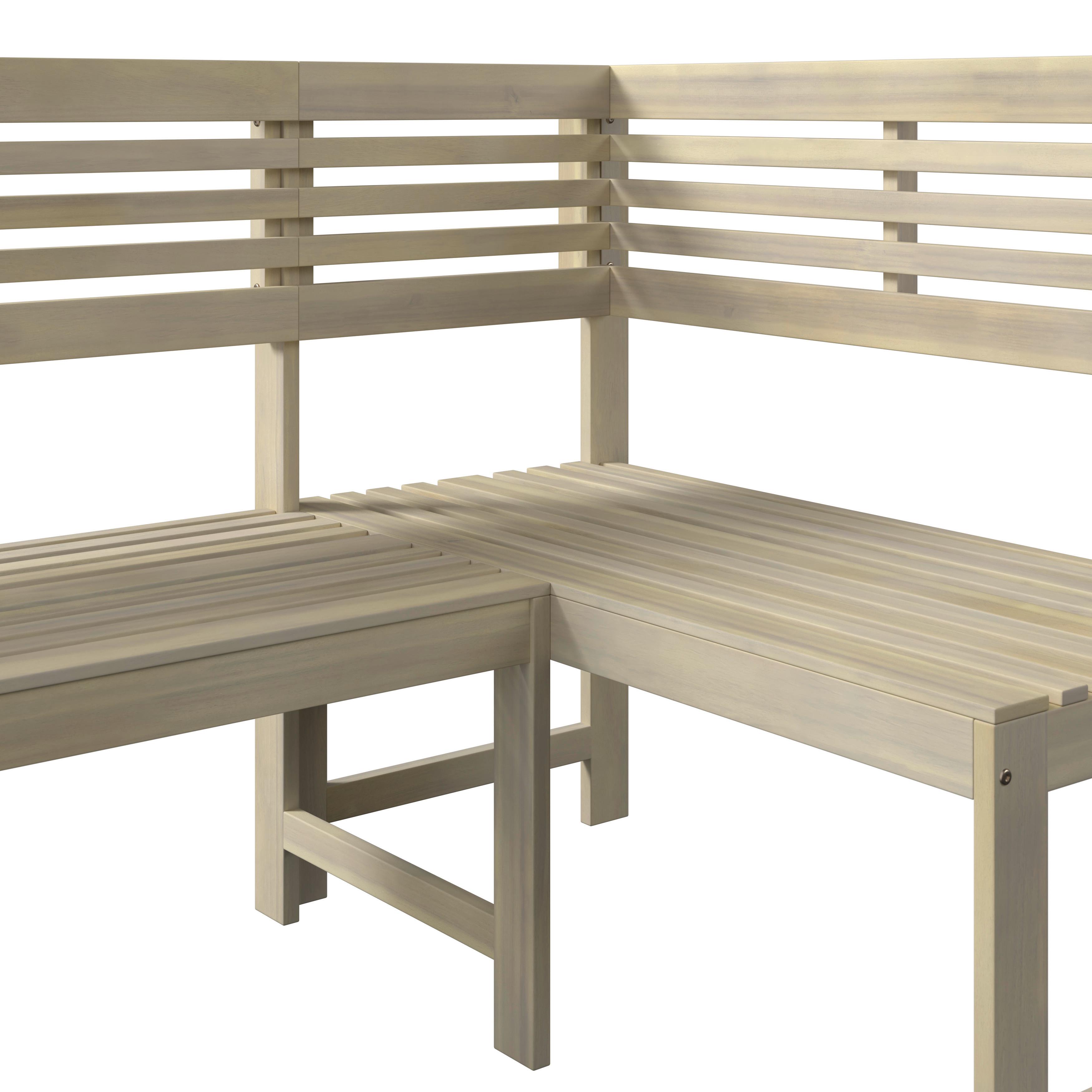UTEMÖBLER SET KARO - akaciefärgad, Natur, trä (46/99,5/75,5cm) - Mömax