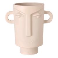 Übertopf Brosyo in Beige - Beige, MODERN, Keramik (22/15cm) - Modern Living
