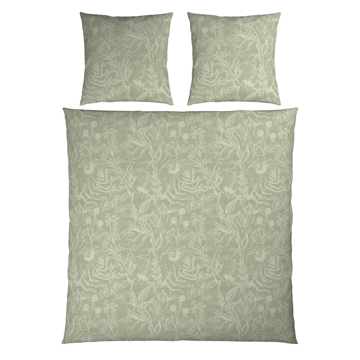 Bettwäsche Tylpur XXL Salbeigrün ca. 200x200cm - Salbeigrün, Textil (200/200cm) - Mömax